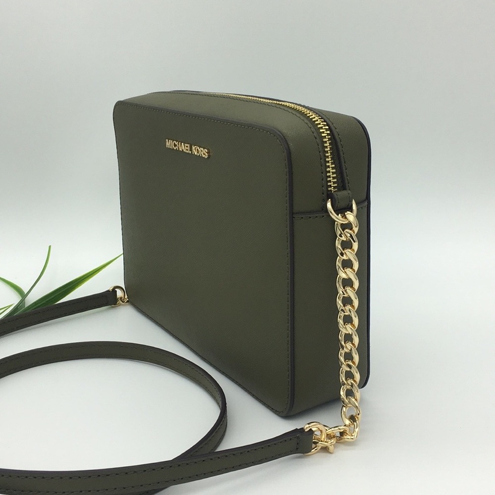 MICHAEL KORS LG EW CROSSBODY Bag Olive 35T8GTTC9L - Picture 6 of 11